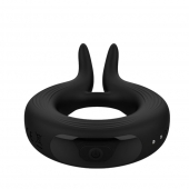 Черное эрекционное кольцо Marry Me Rechargeable Vibrating Cockring - Adrien Lastic - в Саратове купить с доставкой