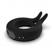 Черное эрекционное кольцо Marry Me Rechargeable Vibrating Cockring - Adrien Lastic - в Саратове купить с доставкой