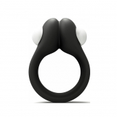 Черное эрекционное кольцо Zippy Vibrating Ring With Bullet - Adrien Lastic - в Саратове купить с доставкой