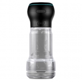 Набор PowerBlow   Feel Pocket Stroker Crystal: мастурбатор и интерактивная насадка - Kiiroo - в Саратове купить с доставкой