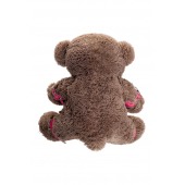 Бондажный набор: бурый мишка с розовыми оковами и наручниками - Pecado - купить с доставкой в Саратове