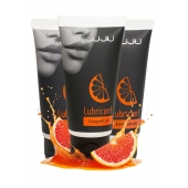 Набор из 3 съедобных лубрикантов JUJU со вкусом грейпфрута - JuJu - купить с доставкой в Саратове