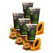 Набор из 5 съедобных лубрикантов JUJU со вкусом тропических фруктов - JuJu - купить с доставкой в Саратове