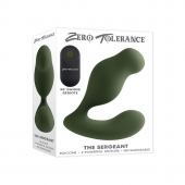 Вибромассажер простаты The Sergeant цвета хаки - Zero Tolerance - в Саратове купить с доставкой