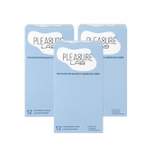 Набор из 3 упаковок ультратонких презервативов Pleasure Lab (по 12 шт.) - Pleasure Lab - купить с доставкой в Саратове Набор из 3 упаковок ультратонких презервативов Pleasure Lab (по 12 шт.) - Pleasure Lab - купить с доставкой в Саратове