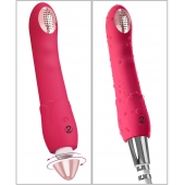 Малиновая насадка на душ с вибрацией Showers to orgasm - 20,1 см. - Orion - купить с доставкой в Саратове