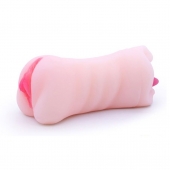 Телесный двусторонний мастурбатор - вагина и ротик - Boys of Toys - в Саратове купить с доставкой