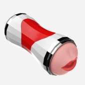 Двусторонний мастурбатор в колбе Power Grip Cup - вагина и ротик - Boys of Toys - в Саратове купить с доставкой