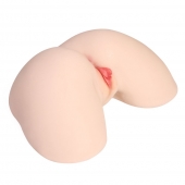 Мастурбатор-полуторс с двойным слоем материала и вибрацией Jenny Onahole Real Hips - KOKOS - в Саратове купить с доставкой