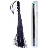 Черная силиконовая плеть - 37 см. - Boys of Toys - купить с доставкой в Саратове