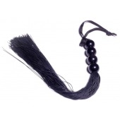 Черная силиконовая плеть - 37 см. - Boys of Toys - купить с доставкой в Саратове