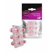 Прозрачная сквозная насадка на пенис с цветными шариками - Erowoman-Eroman - в Саратове купить с доставкой