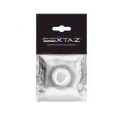 Эластичное эрекционное кольцо с длинными черными «ресничками» - Sextaz - в Саратове купить с доставкой