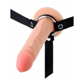 Мужской полый страпон на регулируемых ремнях - 18,5 см. - Sex Expert - купить с доставкой в Саратове