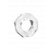 Прозрачное эрекционное кольцо в форме гайки - Sex Expert - в Саратове купить с доставкой