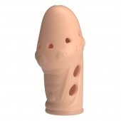 Телесная насадка на пенис Booker - 8 см. - Baile - в Саратове купить с доставкой