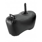 Черное надувное кресло с платформой для фиксации дилдо Body Dock Inflatable Love Seat - Pipedream - купить с доставкой в Саратове