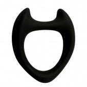 Черное эрекционное кольцо с рожками Wooomy Toro M - Adrien Lastic - в Саратове купить с доставкой