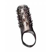 Дымчатая насадка на пенис с выпуклостями - 12 см. - Sex Expert - в Саратове купить с доставкой