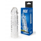 Прозрачная закрытая насадка на пенис - 17 см. - Sex Expert - в Саратове купить с доставкой