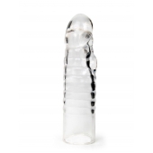 Прозрачная закрытая насадка на член - 15 см. - Sex Expert - в Саратове купить с доставкой