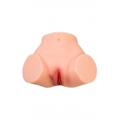 Телесный реалистичный мастурбатор-полуторс с 2 любовными входами - No Name - в Саратове купить с доставкой