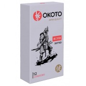 Точечные презервативы OKOTO Dotted - 12 шт. - Sitabella - купить с доставкой в Саратове