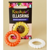 Цветное рельефное эрекционное кольцо Ellasring - Sitabella - в Саратове купить с доставкой
