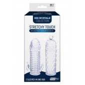 Набор из 2 прозрачных насадок на член Seductive Tickler Sleeves Set - NMC - в Саратове купить с доставкой