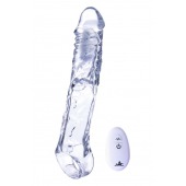 Прозрачная насадка-удлинитель Length Enhancer With Bullet с подхватом - 22,3 см. - NMC - в Саратове купить с доставкой