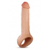 Телесная насадка-удлинитель Thrive 8.75 Inch Realistic Penis Extender Sleeve - 22,2 см. - Blush Novelties - в Саратове купить с доставкой