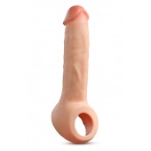 Телесная насадка-удлинитель Thrive 8.75 Inch Realistic Penis Extender Sleeve - 22,2 см. - Blush Novelties - в Саратове купить с доставкой