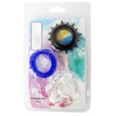 Набор из 3 эрекционных колец разного цвета и рельефа - Boys of Toys - в Саратове купить с доставкой