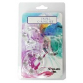 Набор из 3 эрекционных прозрачных колец - Boys of Toys - в Саратове купить с доставкой