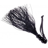 Черная силиконовая плетка - 25,4 см. - Boys of Toys - купить с доставкой в Саратове