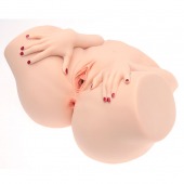 Телесный мастурбатор-полуторс Barbie - Naked Factory - в Саратове купить с доставкой