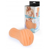 Эластичный мастурбатор в виде вагины телесного цвета - Sexy Girl - в Саратове купить с доставкой