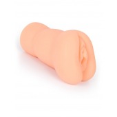 Телесный мастурбатор-вагина с 2 эрекционными кольцами в комплекте - Sexy Girl - в Саратове купить с доставкой