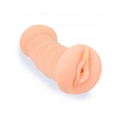 Телесный двусторонний мастурбатор с вибропулей и эрекционными кольцами в комплекте - Sexy Girl - в Саратове купить с доставкой