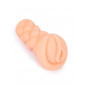 Телесный мастурбатор-вагина с вибропулей и эрекционными кольцами в комплекте - Sexy Girl - в Саратове купить с доставкой