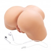 Телесный мастурбатор Olivia с 2 любовными отверстиями - Baile - в Саратове купить с доставкой