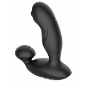 Черный вибромассажер простаты с вращающимся шариком - Secwell - в Саратове купить с доставкой