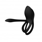 Черное эрекционное виброкольцо Bayek с пультом ДУ - Zalo - в Саратове купить с доставкой