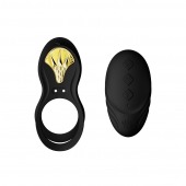 Черное эрекционное виброкольцо Bayek с пультом ДУ - Zalo - в Саратове купить с доставкой