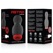 Черно-красный мастурбатор с вибрацией и всасыванием - JAMYJOB - в Саратове купить с доставкой