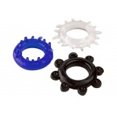 Набор из 3 разноцветных эрекционных колец - A-toys - в Саратове купить с доставкой