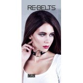 Чёрный чокер-кляп Iman Black - Rebelts - купить с доставкой в Саратове