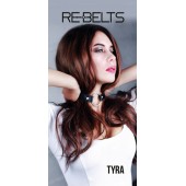 Чёрный кожаный чокер-кляп Tyra Black - Rebelts - купить с доставкой в Саратове