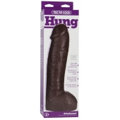 Большая насадка для трусиков Vac-U-Lock Realistic Hung - 31,7 см. - Doc Johnson - купить с доставкой в Саратове