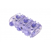 Фиолетовая насадка на пенис Rings Armour - Lola Games - в Саратове купить с доставкой